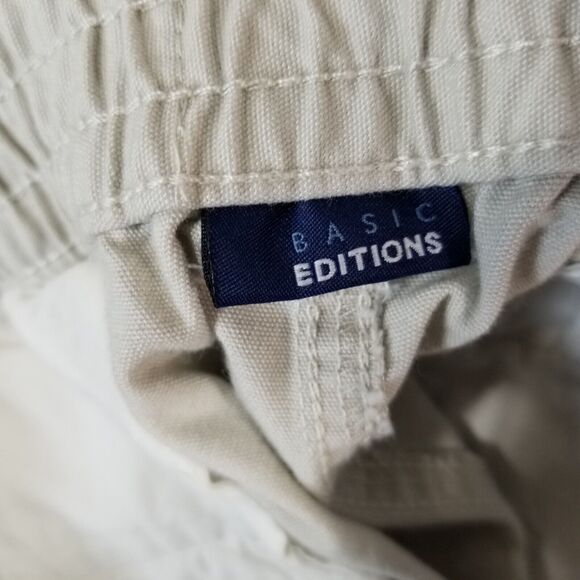 Basic Addition cargo hiking shorts men's XL extra large beige Comfort waist - Picture 12 of 13